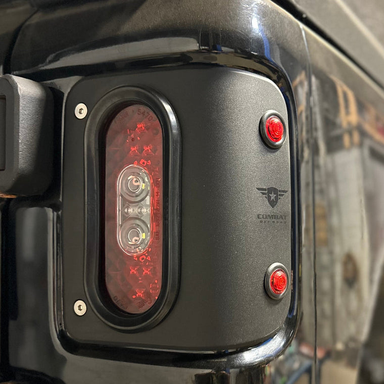 COMBAT OFFROAD Flush Mount Tail Light for 18-up Jeep Wrangler JL & JL Unlimited