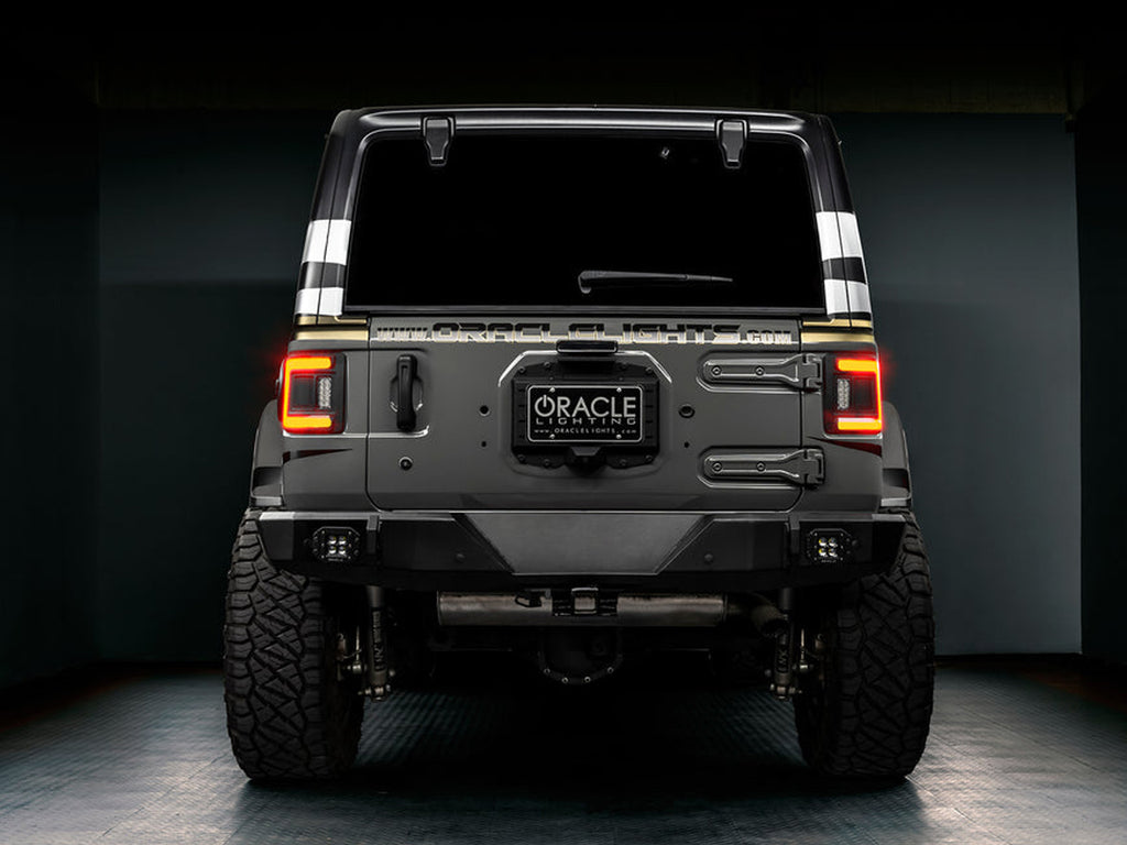 ORACLE Lighting Flush Mount LED Tail Lights (Pair) for 18-up Jeep Wrangler JL & JL Unlimited