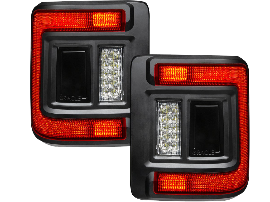 ORACLE Lighting Flush Mount LED Tail Lights (Pair) for 18-up Jeep Wrangler JL & JL Unlimited