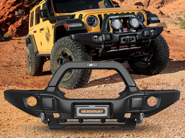 AEV EX Front Bumper for 18-up Jeep Wrangler JL & 20-up Gladiator