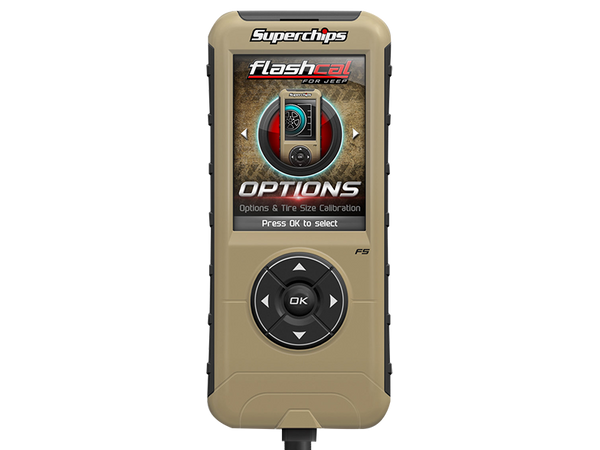 【未使用】Superchips Flashcal for Jeep Amazon.com: SUPERCHIPS FLASHCAL F5 IN-CAB TUNER,GASOLINE