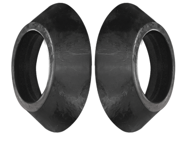CROWN D-Ring Washers in Black (Pair)