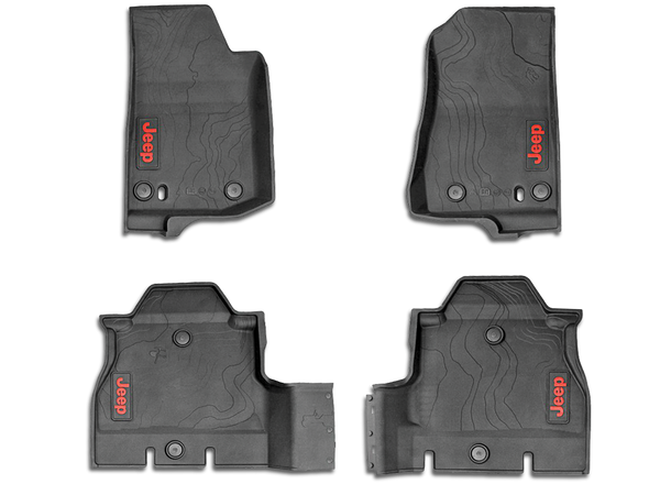 MOPAR Floor Mats for 18-up Jeep Wrangler JL & JL Unlimited – FORTEC4x4