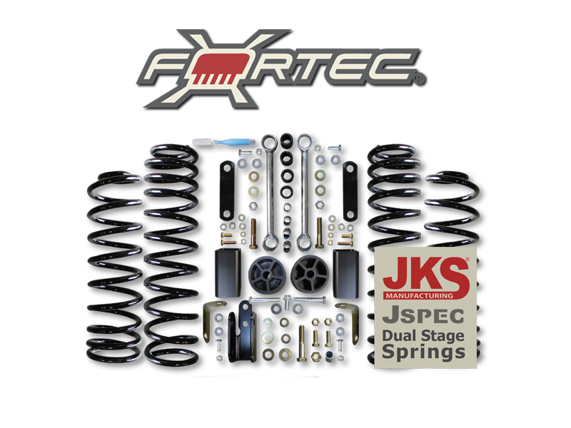 FORTEC 2.5" Shop Suspension Kit for 07-18 Jeep Wrangler JK & JK Unlimited