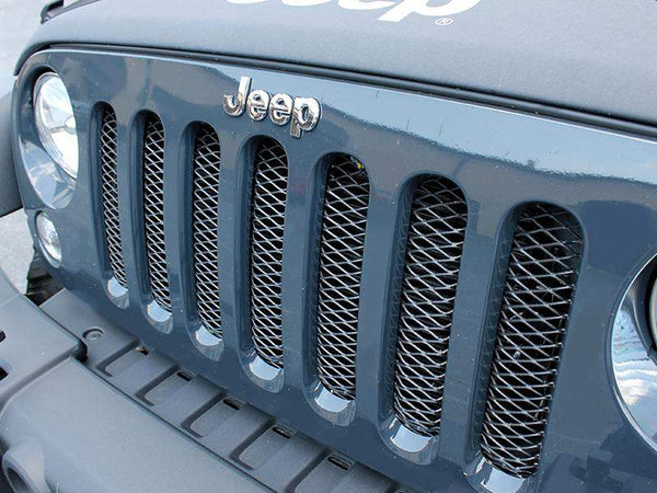 RUGGED RIDGE Mesh Grille Insert Screen for 07-18 Jeep Wrangler JK