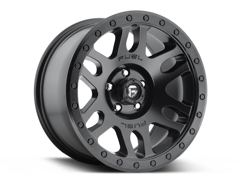 FUEL D584 “RECOIL” Wheel in Satin Black for 07-up Jeep Wrangler JK, JL & JT Gladiator