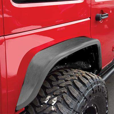 POISON SPYDER Crusher Tubular Flat Fenders for 07-18 Jeep Wrangler