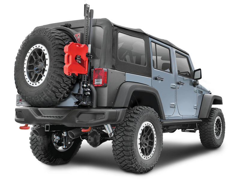 TERAFLEX Hi-Lift RotopaX Mount for 07-18 Jeep Wrangler JK & JK Unlimited