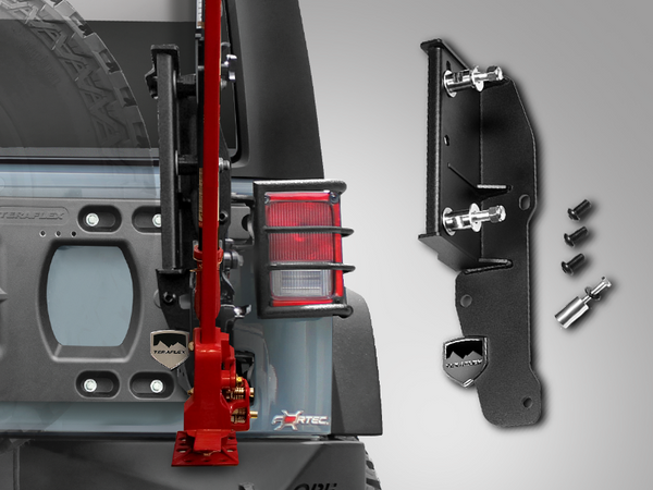 TERAFLEX HD Hinged Carrier Acessory Mount for 07-18 Jeep Wrangler