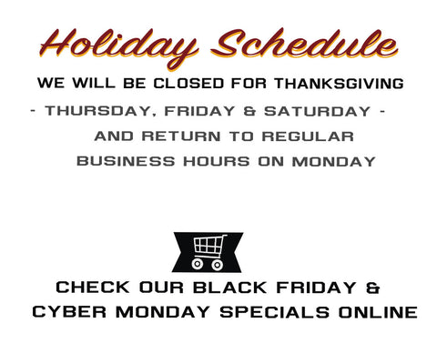Black Friday & Cyber Monday Specials 2023