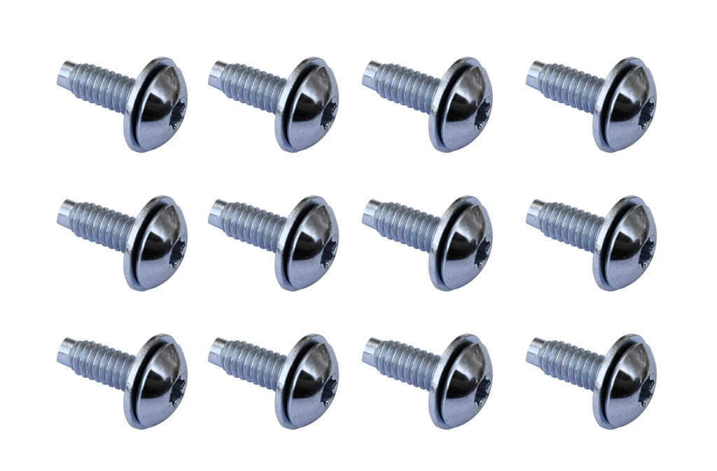 KEY-PARTS Dash Panel Bolts, 12PC Bag for 72-95 Jeep CJ & Wrangler