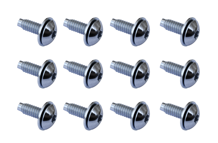 KEY-PARTS Dash Panel Bolts, 12PC Bag for 72-95 Jeep CJ & Wrangler