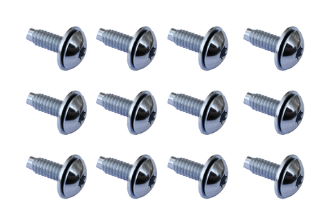 KEY-PARTS Dash Panel Bolts, 12PC Bag for 72-95 Jeep CJ & Wrangler