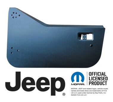 KEY-PARTS Half Door Shell, Drivers Side for 97-02 Jeep Wrangler TJ