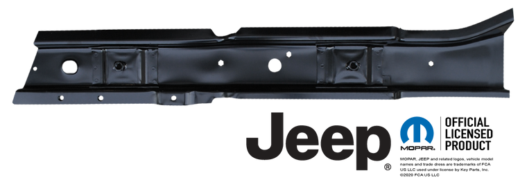 KEY-PARTS Front Floor Brace, Drivers Side for 97-06 Jeep Wrangler TJ