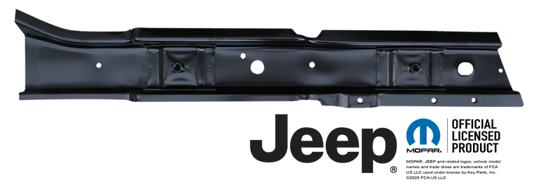 KEY-PARTS Front Floor Brace, Passengers Side for 97-06 Jeep Wrangler TJ