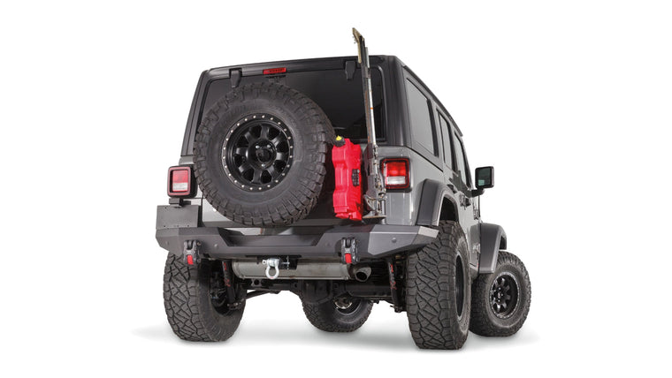 WARN Elite Rear Bumper for 18-up Jeep Wrangler JL & JL Unlimited