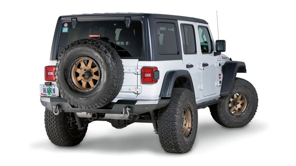 WARN Elite Rear Bumper for 18-up Jeep Wrangler JL & JL Unlimited