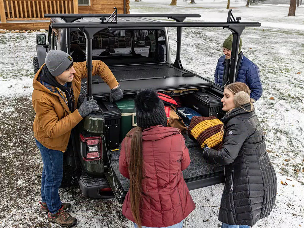 BAKFLIP MX4 TS Hard Folding Tonneau Cover w/ T-Slot Rails for Jeep Gladiator JT