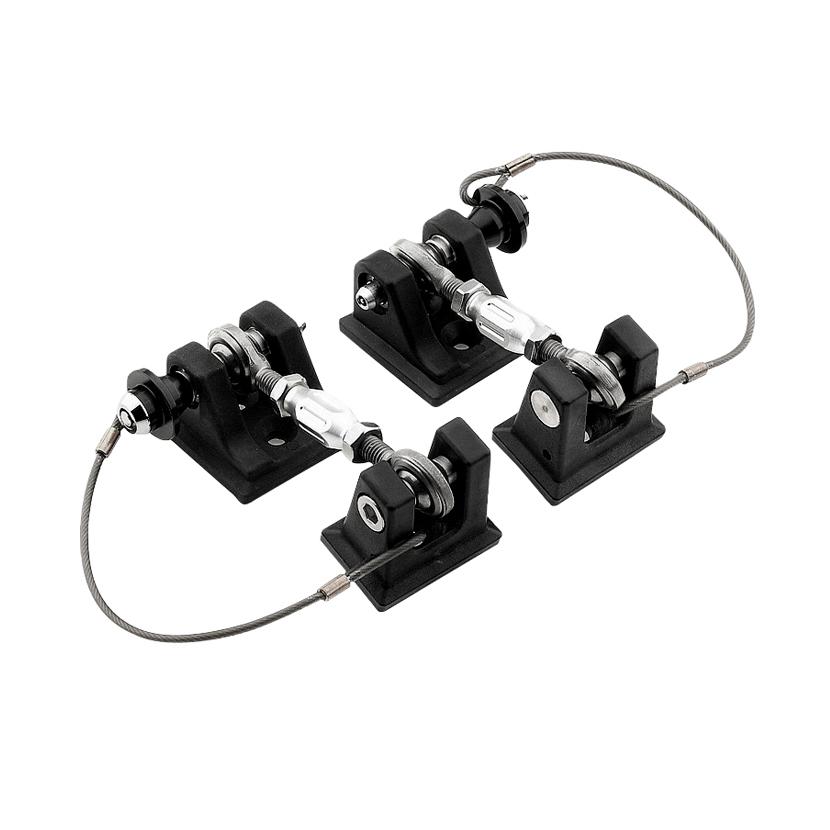 FORTEC Locking Hood Hold Downs for 07-18 Jeep Wrangler JK & JK Unlimited
