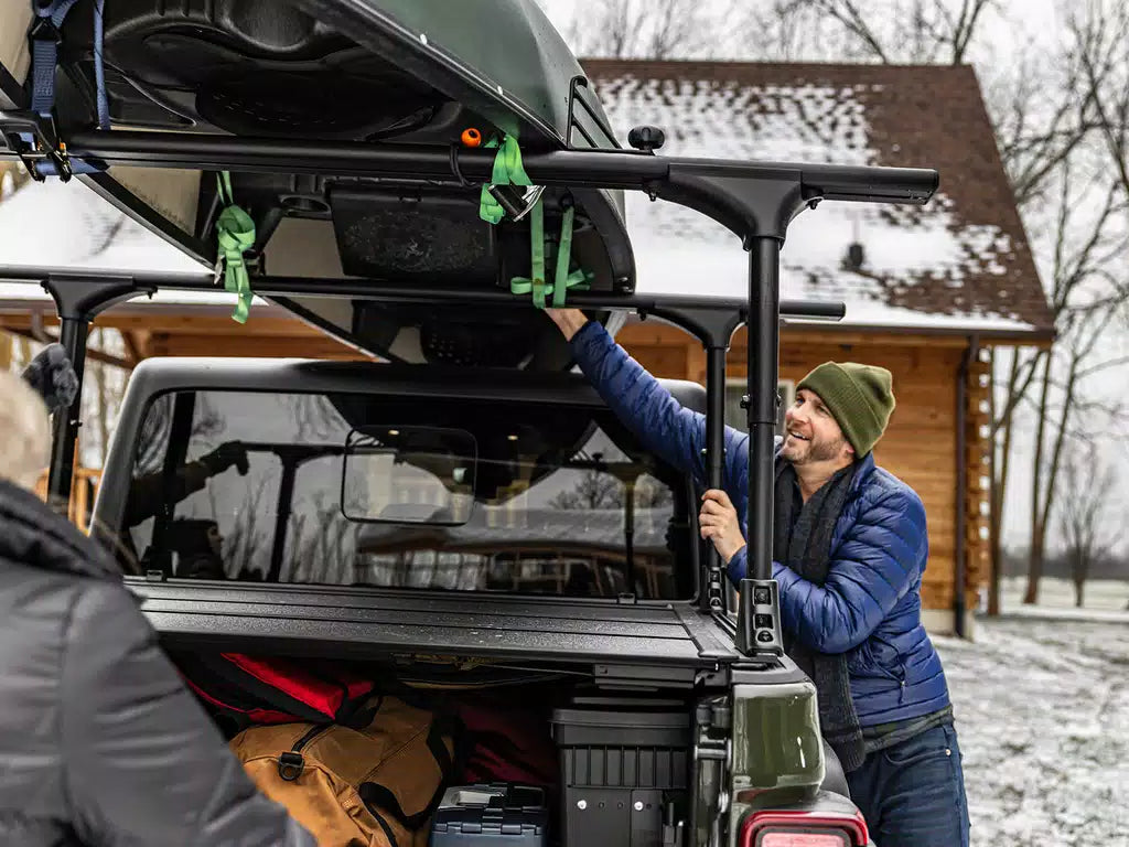 BAKFLIP MX4 TS Hard Folding Tonneau Cover w/ T-Slot Rails for Jeep Gladiator JT