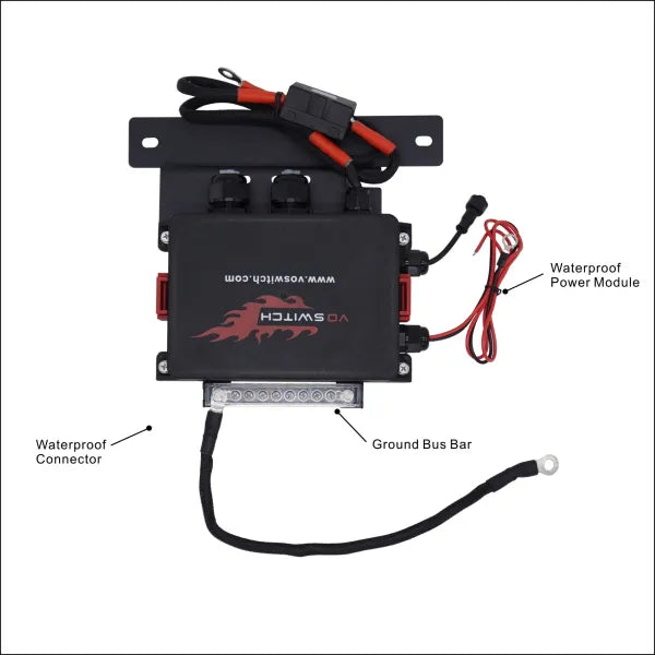 VOSWITCH Grab Handle 8-Switch Panel for 18-23 Jeep Wrangler JL VOSWITCH Grab Handle 8-Switch Panel for 18-23 Jeep Wrangler JL