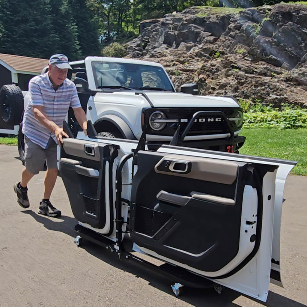 EZ4x4 Aluminum Folding Door Cart for 2021-up Ford Bronco