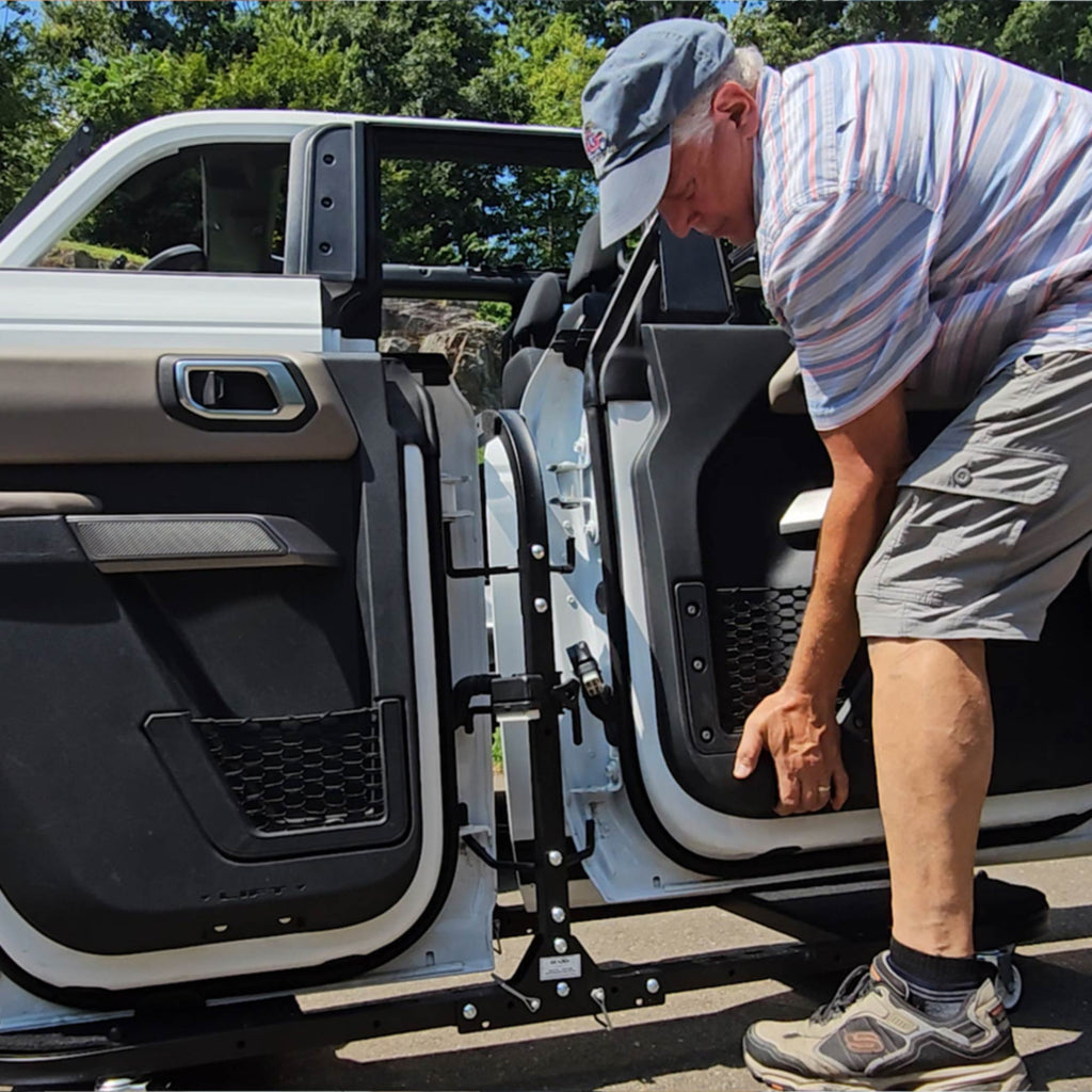 EZ4x4 Aluminum Folding Door Cart for 2021-up Ford Bronco