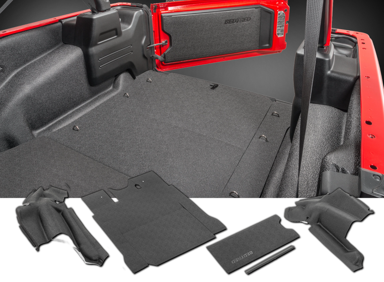 BEDTRED Floor Liner Kits for 18-up Jeep Wrangler JL & JL Unlimited