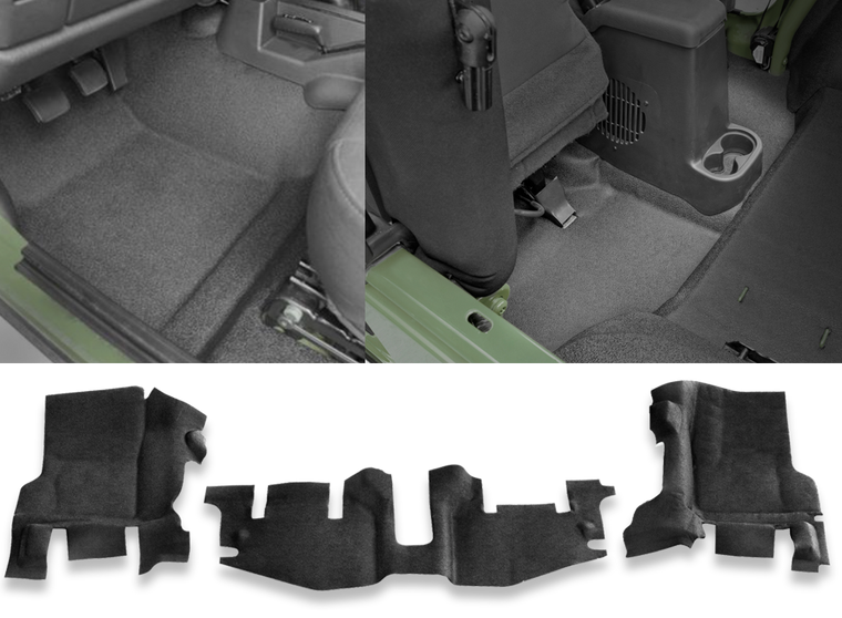 JEEP BEDTRED Floor Liners for 97-06 Jeep Wrangler