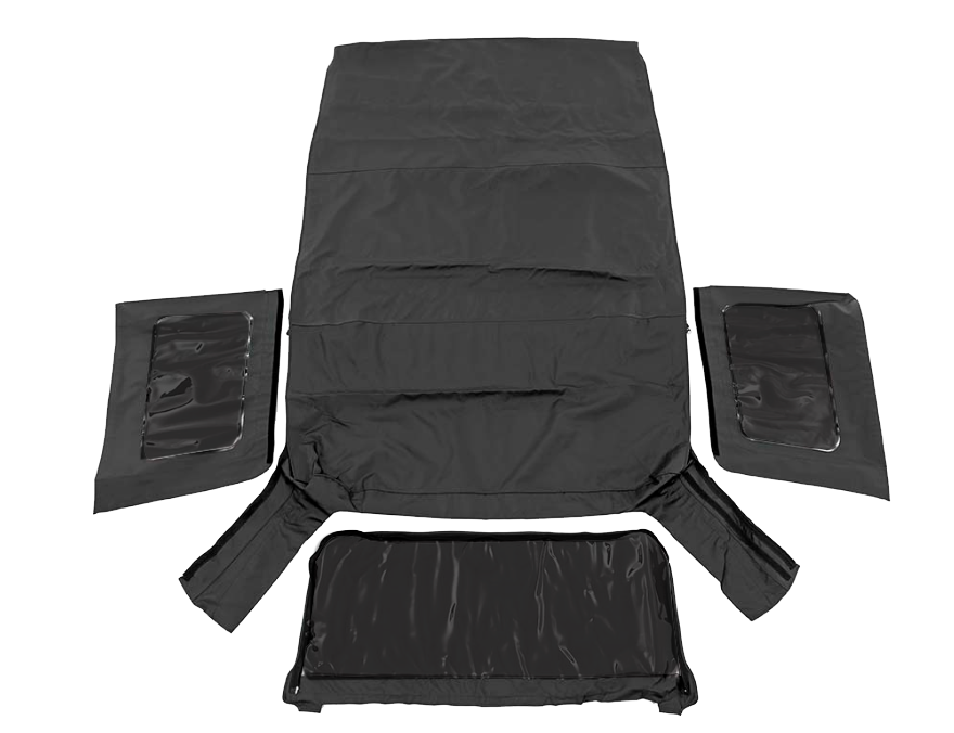 BESTOP OEX Replace-A-Top with Tinted Windows Soft Top in Black Diamond for 07-18 Jeep Wrangler JK & JK Unlimited