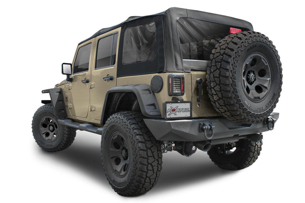 BESTOP OEX Replace-A-Top with Tinted Windows Soft Top in Black Diamond for 07-18 Jeep Wrangler JK & JK Unlimited