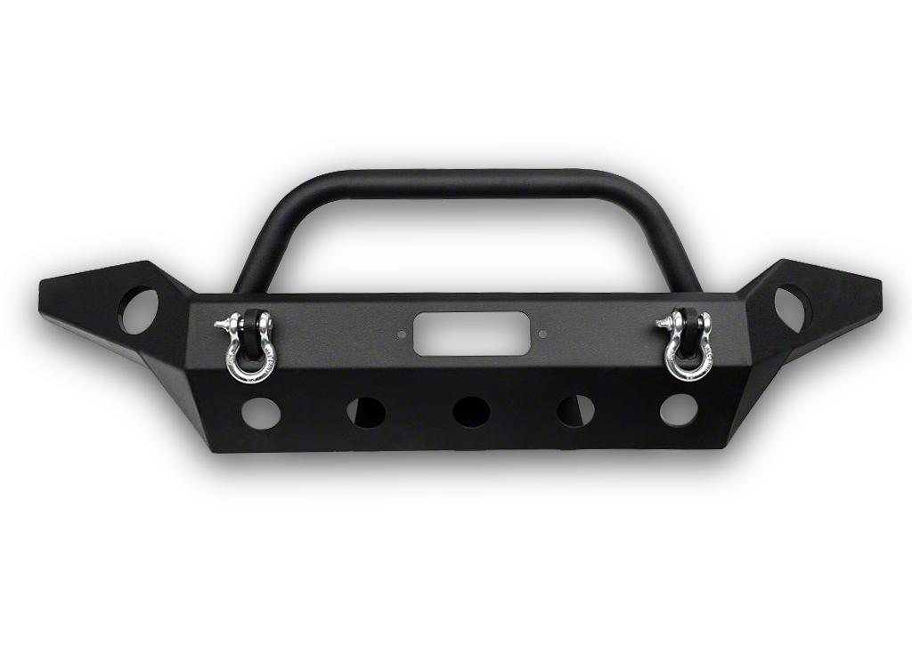 BRC Full Width Front Bumper with Center Winch Mount and Center Hoop for 07-18 Jeep Wrangler JK & JK Unlimited