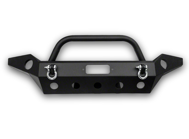 BRC Full Width Front Bumper with Center Winch Mount and Center Hoop for 07-18 Jeep Wrangler JK & JK Unlimited