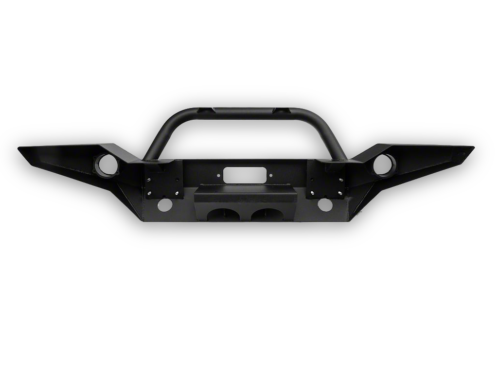 BRC Full Width Front Bumper with Center Winch Mount and Center Hoop for 07-18 Jeep Wrangler JK & JK Unlimited