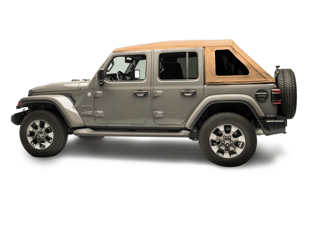 BESTOP eTop / Power Soft Top for 2018-up Jeep Wrangler JL & JLU