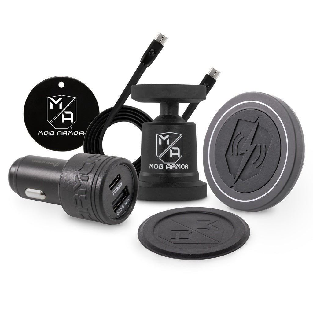 MOB ARMOR FLEX Mount and Wireless Charger Solutions