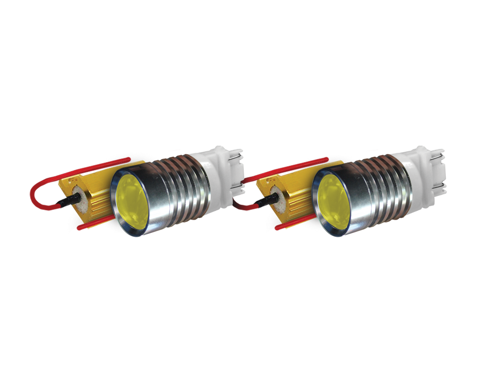 FORTEC4x4 Turn Signal LED Bulbs (Pair, Kit includes Resistors) for 07-18 Jeep Wrangler JK & JK Unlimited