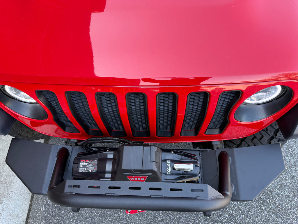 BODY ARMOR Front Bumper - Mid Stubby for 18-up Jeep Wrangler JL & JL Unlimited