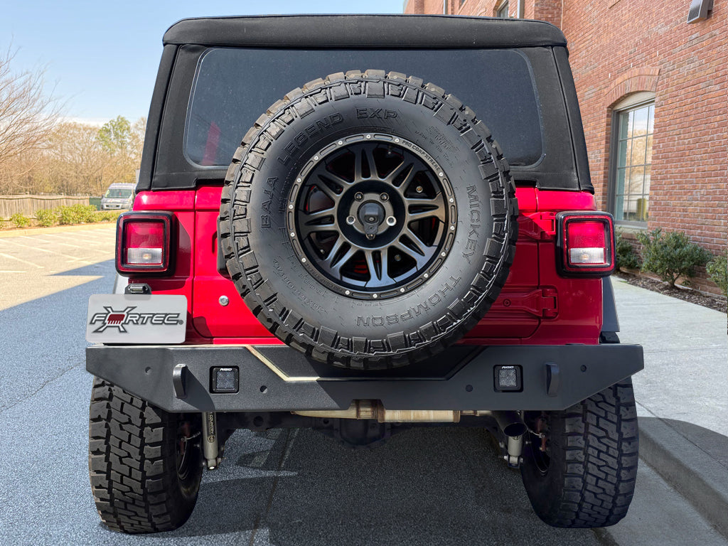 BODY ARMOR Rear Bumper for 18-up Jeep Wrangler JL & JL Unlimited