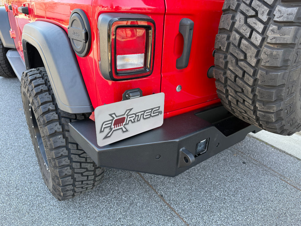 BODY ARMOR Rear Bumper for 18-up Jeep Wrangler JL & JL Unlimited