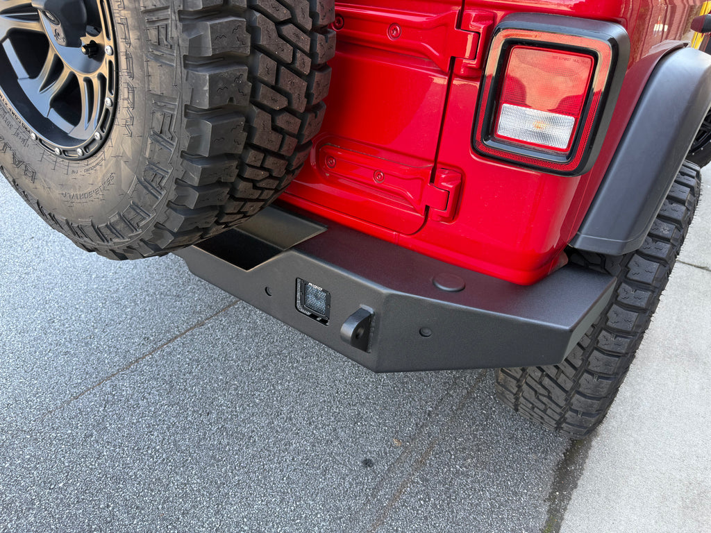 BODY ARMOR Rear Bumper for 18-up Jeep Wrangler JL & JL Unlimited