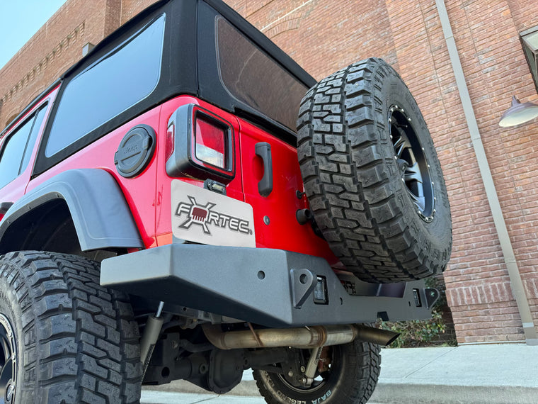 BODY ARMOR Rear Bumper for 18-up Jeep Wrangler JL & JL Unlimited