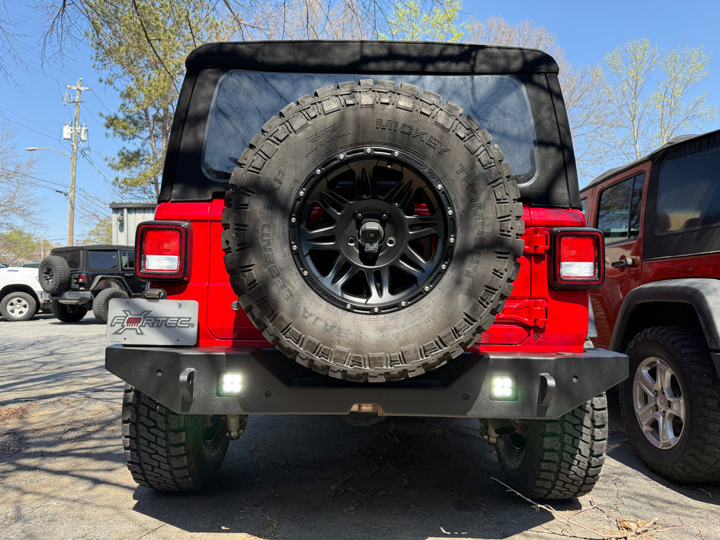 BODY ARMOR Rear Bumper for 18-up Jeep Wrangler JL & JL Unlimited