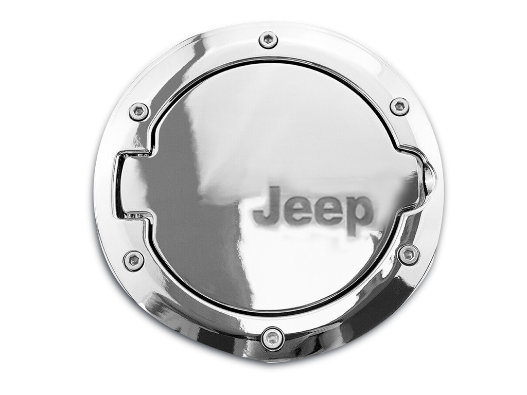 MOPAR ALUMINUM Fuel Door with Housing, Black for 07-18 Jeep Wrangler JK & JK Unlimited