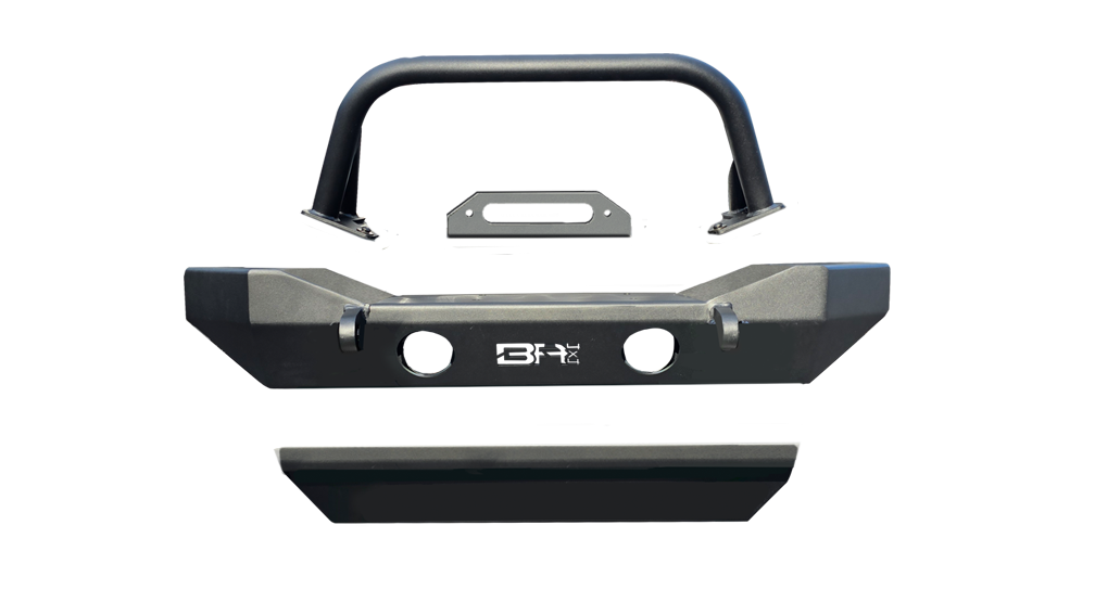 BODY ARMOR Front Bumper - Mid Stubby for 18-up Jeep Wrangler JL & JL Unlimited