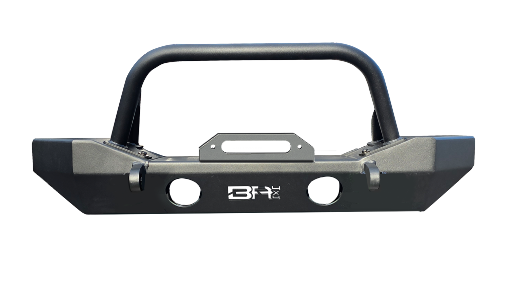 BODY ARMOR Front Bumper - Mid Stubby for 18-up Jeep Wrangler JL & JL Unlimited
