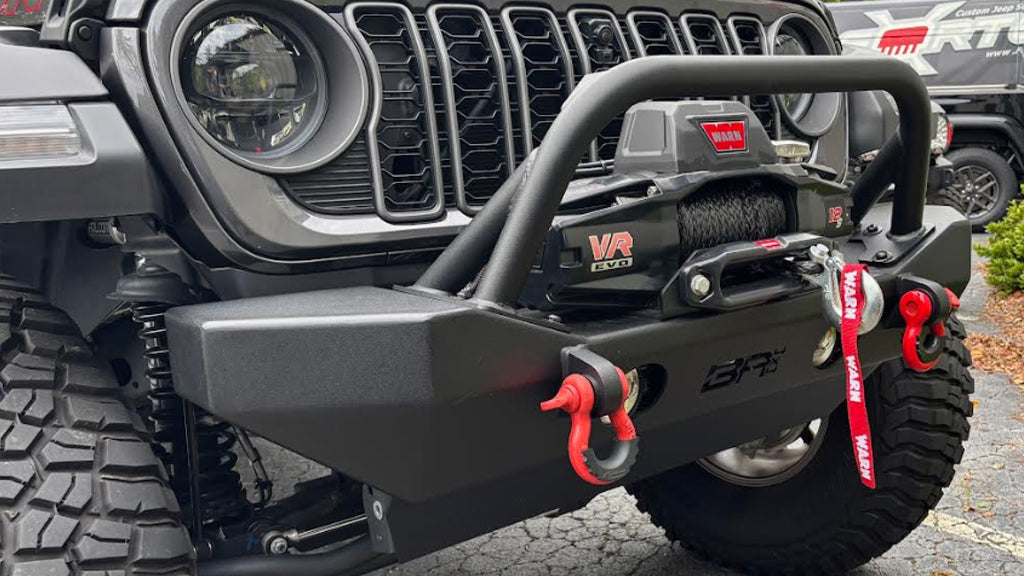 BODY ARMOR Front Bumper - Mid Stubby for 18-up Jeep Wrangler JL & JL Unlimited