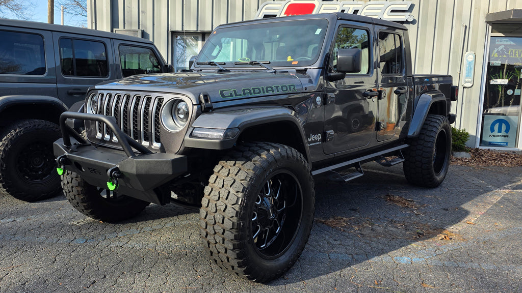 BODY ARMOR Front Bumper - Mid Stubby for 18-up Jeep Wrangler JL & JL Unlimited