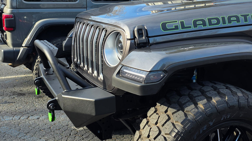BODY ARMOR Front Bumper - Mid Stubby for 18-up Jeep Wrangler JL & JL Unlimited